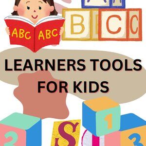 KIDZ LEARNING TOOLS - ALPHABETS, NUMBERS & ANIMALS (DIGITAL FILES)